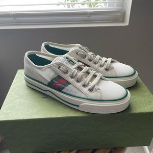 GUCCI TENNIS MESH SNEAKERS WOMENS SIZE 6